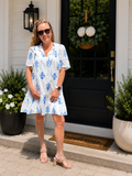 Floral Tiered Mini Dress