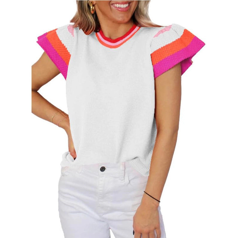 Crew Neck Knitted Top